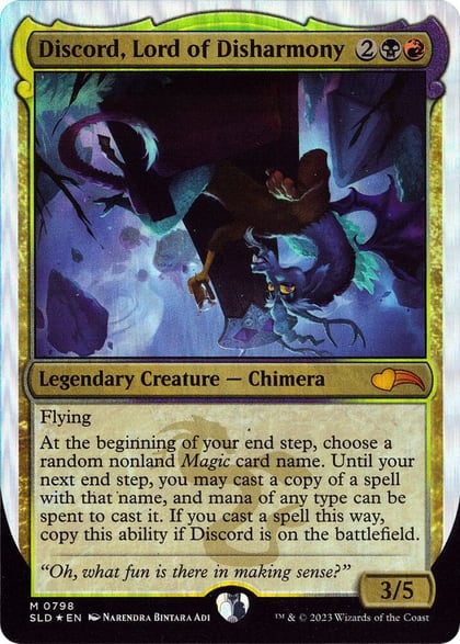 Discord, Lord of Disharmony, Secret Lair Drop Series 798