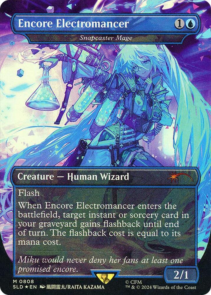 Encore Electromancer - Snapcaster Mage (Rainbow Foil), Secret Lair Drop Series 808