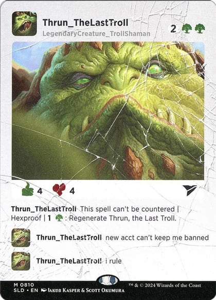 Thrun, the Last Troll, Secret Lair Drop Series 810