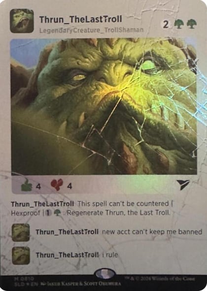 Thrun, the Last Troll (Rainbow Foil), Secret Lair Drop Series 810