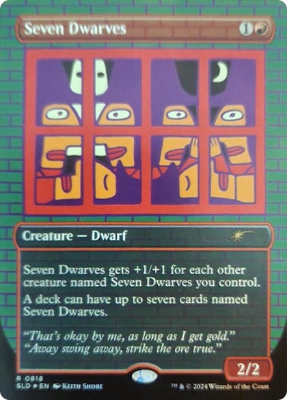 Seven Dwarves (0818) (Rainbow Foil), Secret Lair Drop Series 818