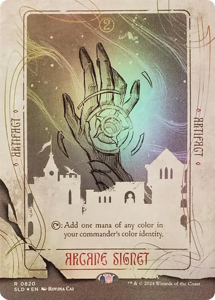 Arcane Signet (0820) (Rainbow Foil), Secret Lair Drop Series 820