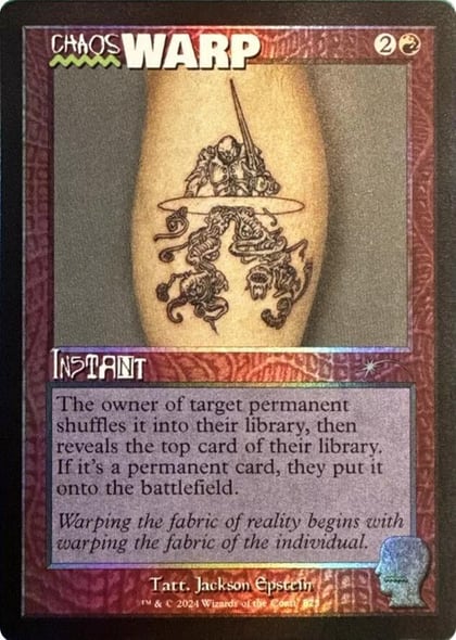 Chaos Warp (Rainbow Foil), Secret Lair Drop Series 823