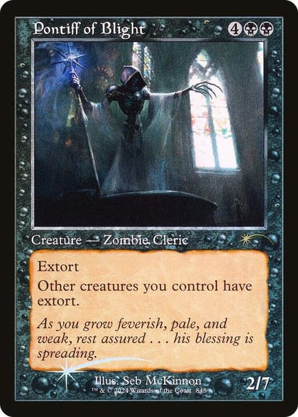 Pontiff of Blight (Retro Frame), Secret Lair Drop Series 848