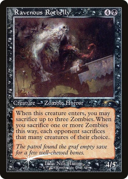 Ravenous Rotbelly (Retro Frame), Secret Lair Drop Series 849