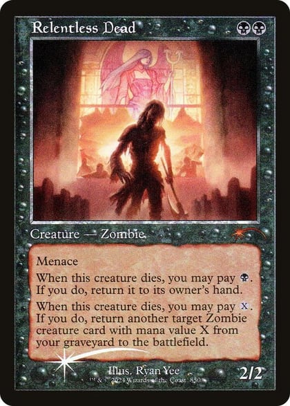 Relentless Dead (Retro Frame), Secret Lair Drop Series 850