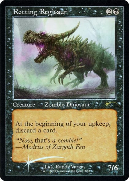 Rotting Regisaur (Retro Frame), Secret Lair Drop Series 852