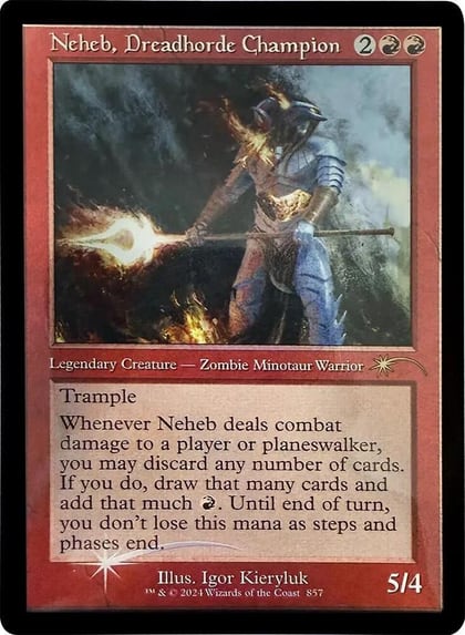 Neheb, Dreadhorde Champion (Retro Frame), Secret Lair Drop Series 857