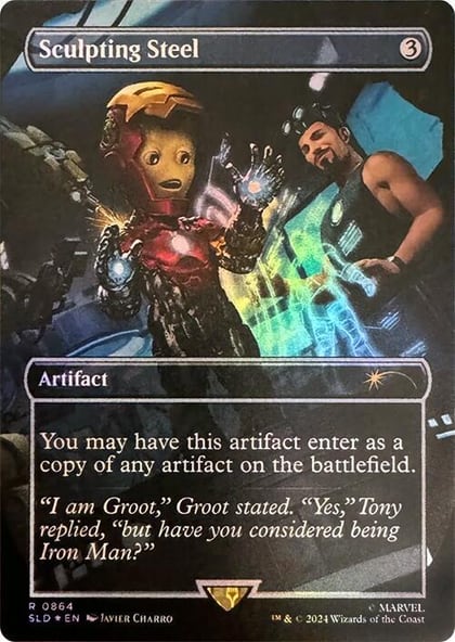 Sculpting Steel (Rainbow Foil), Secret Lair Drop Series 864