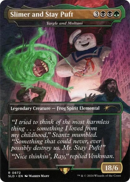 Slimer and Stay Puft - Yargle and Multani, Secret Lair Drop Series 872