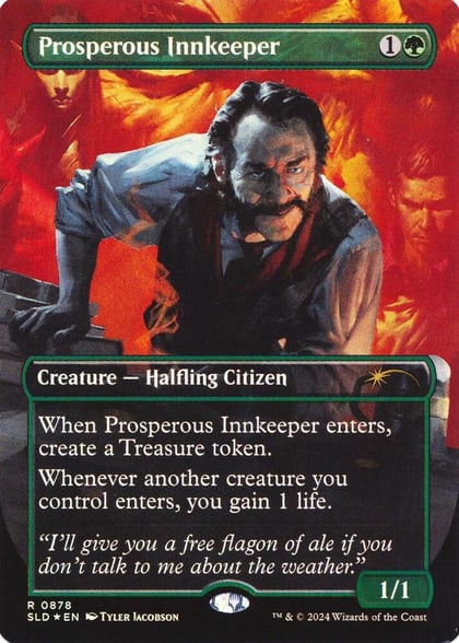 Prosperous Innkeeper (Rainbow Foil), Secret Lair Drop Series 878