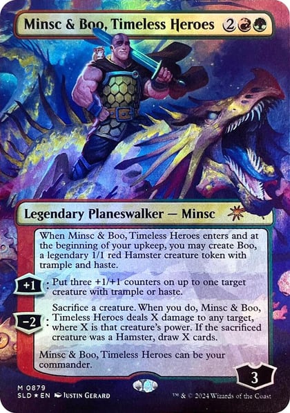 Minsc & Boo, Timeless Heroes (Rainbow Foil), Secret Lair Drop Series 879
