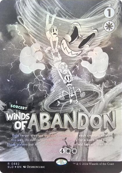 Winds of Abandon (Black & White Foil), Secret Lair Drop Series 882