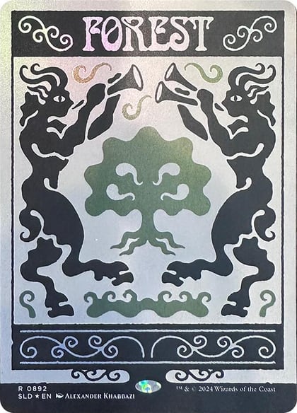 Forest (0892) (Rainbow Foil), Secret Lair Drop Series 892
