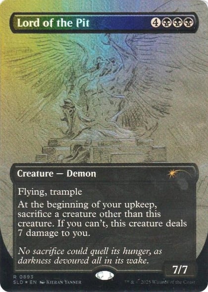 Lord of the Pit (Sketch Showcase) (Rainbow Foil), Secret Lair Drop Series 893