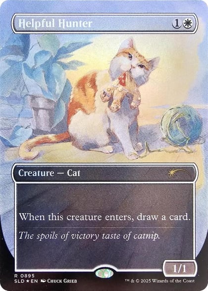 Helpful Hunter (0895) (Rainbow Foil), Secret Lair Drop Series 895