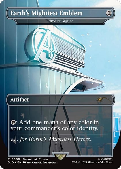 Earth's Mightiest Emblem - Arcane Signet (Rainbow Foil), Secret Lair Drop Series 908
