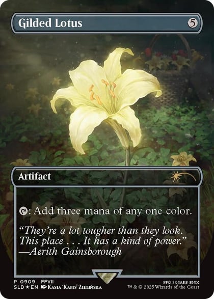 Gilded Lotus (Rainbow Foil) (909), Secret Lair Drop Series 909