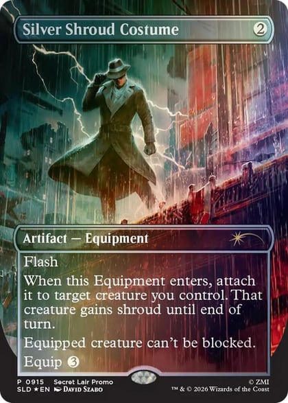 Silver Shroud Costume, Secret Lair Drop Series 915