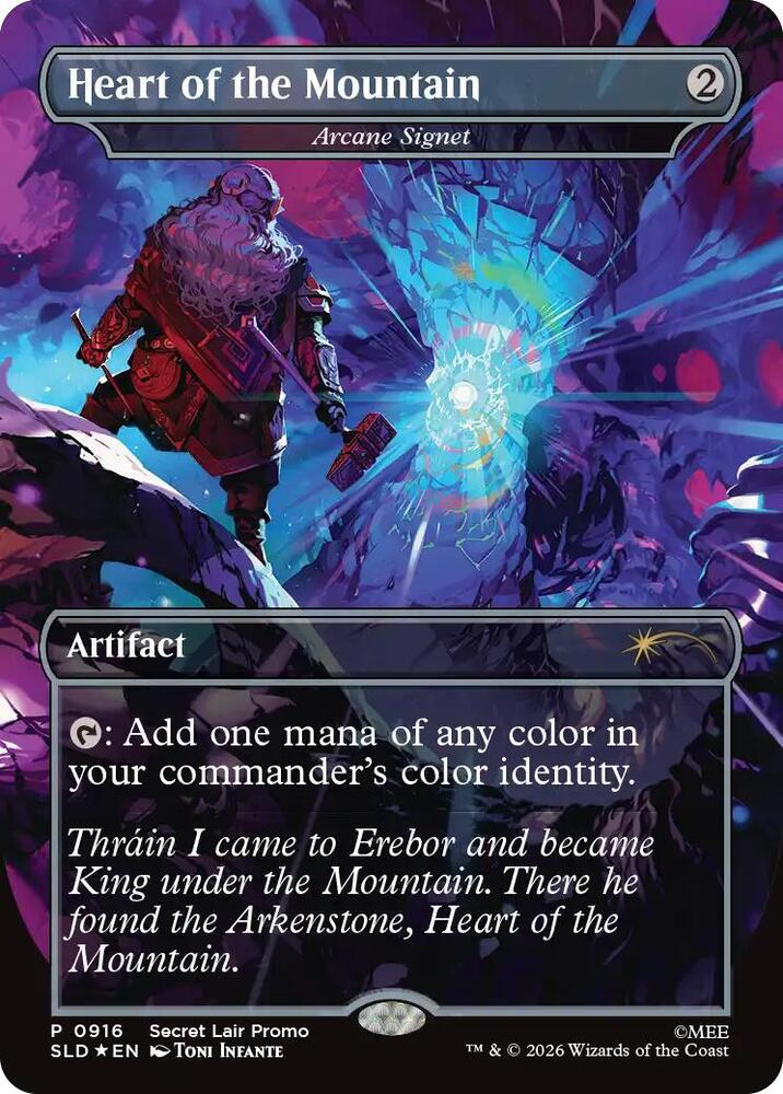 Heart of the Mountain - Arcane Signet, Secret Lair Drop Series 916
