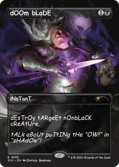 dOOm bLaDE, Secret Lair Drop Series 9990