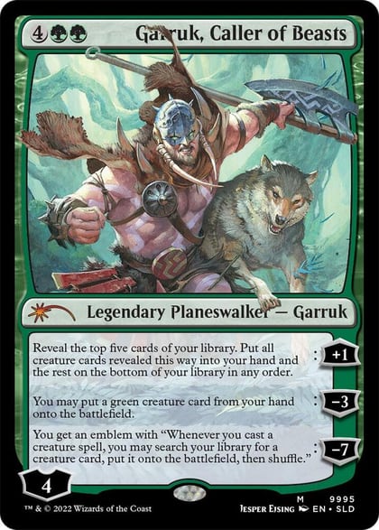 Garruk, Caller of Beasts, Secret Lair Drop Series 9995