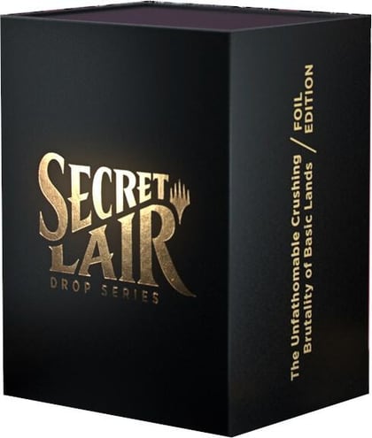 Secret Lair Drop: The Unfathomable Crushing Brutality of Basic Lands - Traditional Foil Edition, Secret Lair Drop Series P232597
