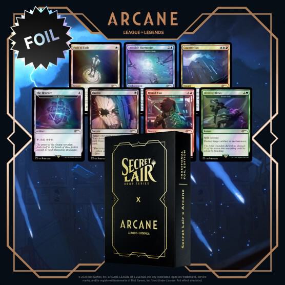 Secret Lair Drop: Secret Lair x Arcane - Traditional Foil Edition, Secret Lair Drop Series P258400
