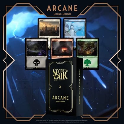Secret Lair Drop: Secret Lair x Arcane: Lands - Non-Foil Edition, Secret Lair Drop Series P258403