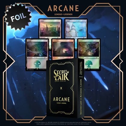 Secret Lair Drop: Secret Lair x Arcane: Lands - Traditional Foil Edition, Secret Lair Drop Series P258404