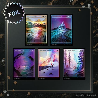 Secret Lair Drop: PixelSnowLands.jpg - Traditional Foil Edition, Secret Lair Drop Series P258490