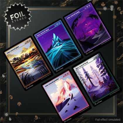 Secret Lair Drop: PixelSnowLands.jpg - Foil Etched Edition, Secret Lair Drop Series P258491