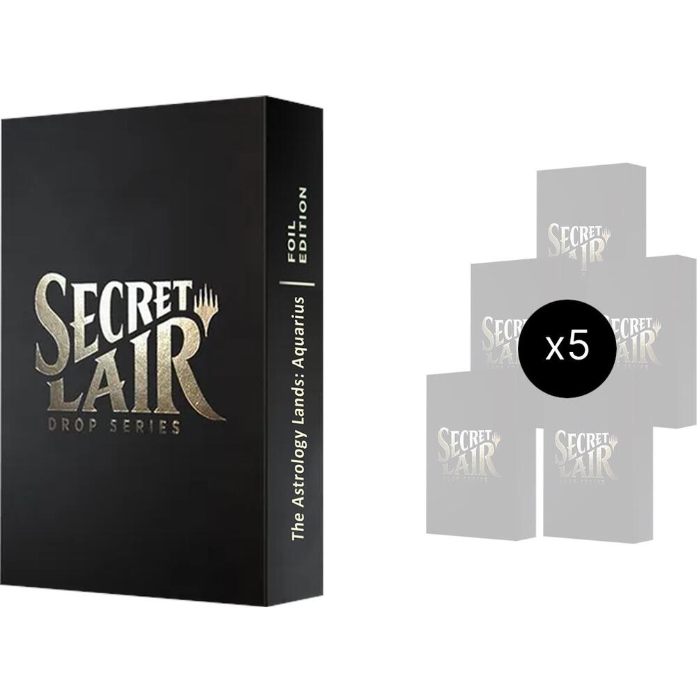 Secret Lair Drop: Astrology Lands (Aquarius) Bundle - Traditional Foil Edition, Secret Lair Drop Series P279186