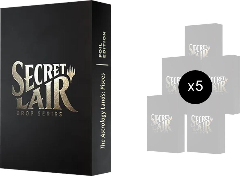 Secret Lair: Astrology Lands (Pisces) Bundle - Traditional Foil Edition, Secret Lair Drop Series P279299