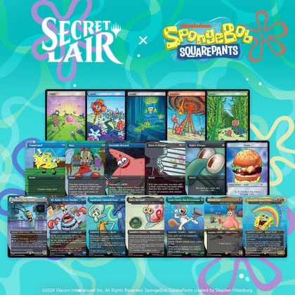 Secret Lair Drop: Our Boss is on Vacation Superdrop: Spongebob Squarepants Bundle - Non-Foil Edition, Secret Lair Drop Series P624750