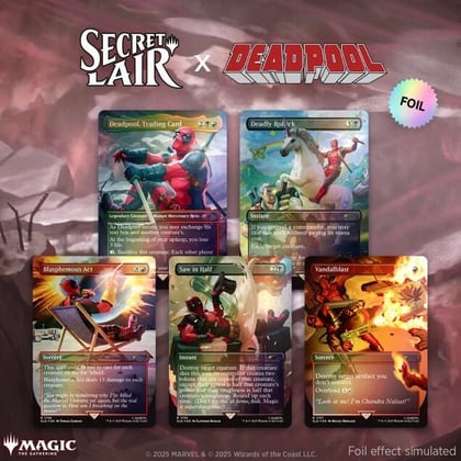 Secret Lair Drop: Secret Lair x Marvel's Deadpool - Rainbow Foil Edition, Secret Lair Drop Series P625877