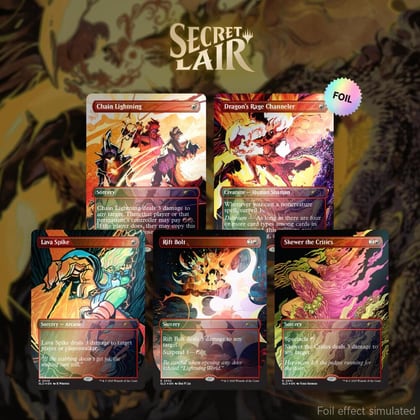 Secret Lair Drop: EVERYTHING IS ON FIRE - Rainbow Foil Edition, Secret Lair Drop Series P632019
