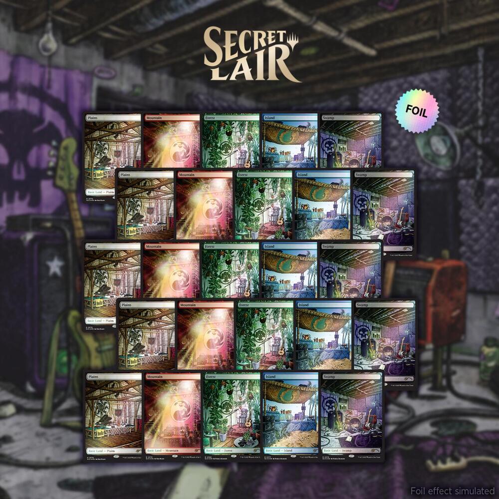 Secret Lair Drop: KEXP: Where the Music Matters - Rainbow Foil Bundle, Secret Lair Drop Series P632021