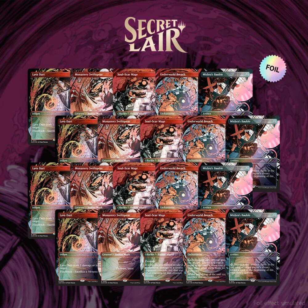 Secret Lair Drop: vroooOOOMMMMMM! - Rainbow Foil Playset Bundle, Secret Lair Drop Series P632027