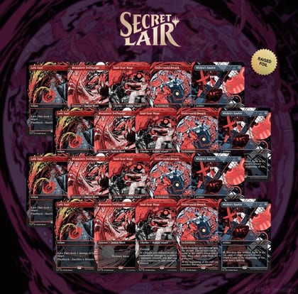 Secret Lair Drop: vroooOOOMMMMMM! - Raised Foil Playset Bundle, Secret Lair Drop Series P632028