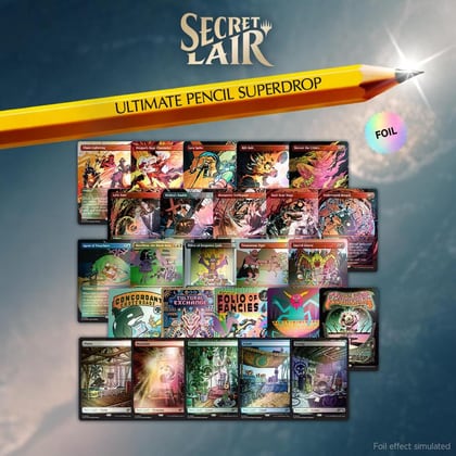 Secret Lair Drop: The Ultimate Pencil - Rainbow Foil Bundle, Secret Lair Drop Series P632042
