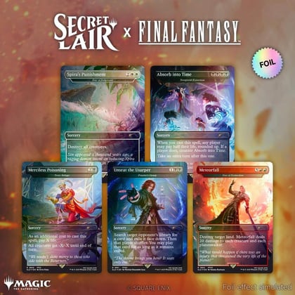 Secret Lair x FINAL FANTASY: Game Over - Rainbow Foil Edition, Secret Lair Drop Series P637466