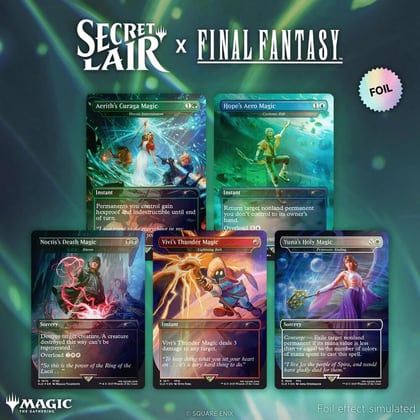 Secret Lair x FINAL FANTASY: Grimoire - Rainbow Foil Edition, Secret Lair Drop Series P637470