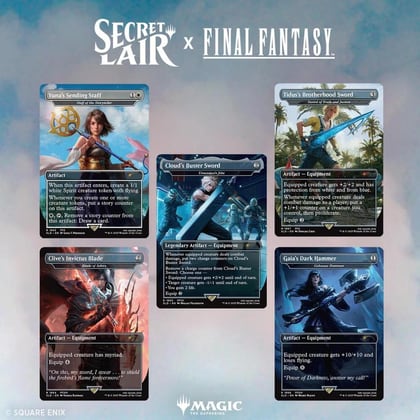 Secret Lair x FINAL FANTASY: Weapons - Non-Foil Edition, Secret Lair Drop Series P637474
