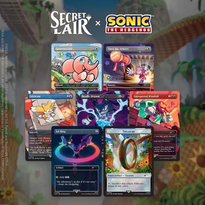 Secret Lair x Sonic the Hedgehog Superdrop: Chasing Adventure (Non-Foil), Secret Lair Drop Series P643594