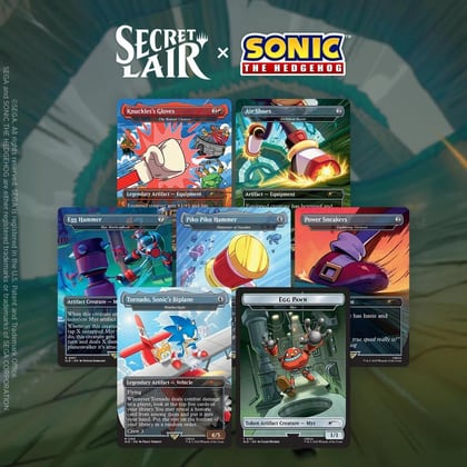 Secret Lair x Sonic the Hedgehog Superdrop: Turbo Gear (Non-Foil), Secret Lair Drop Series P643595