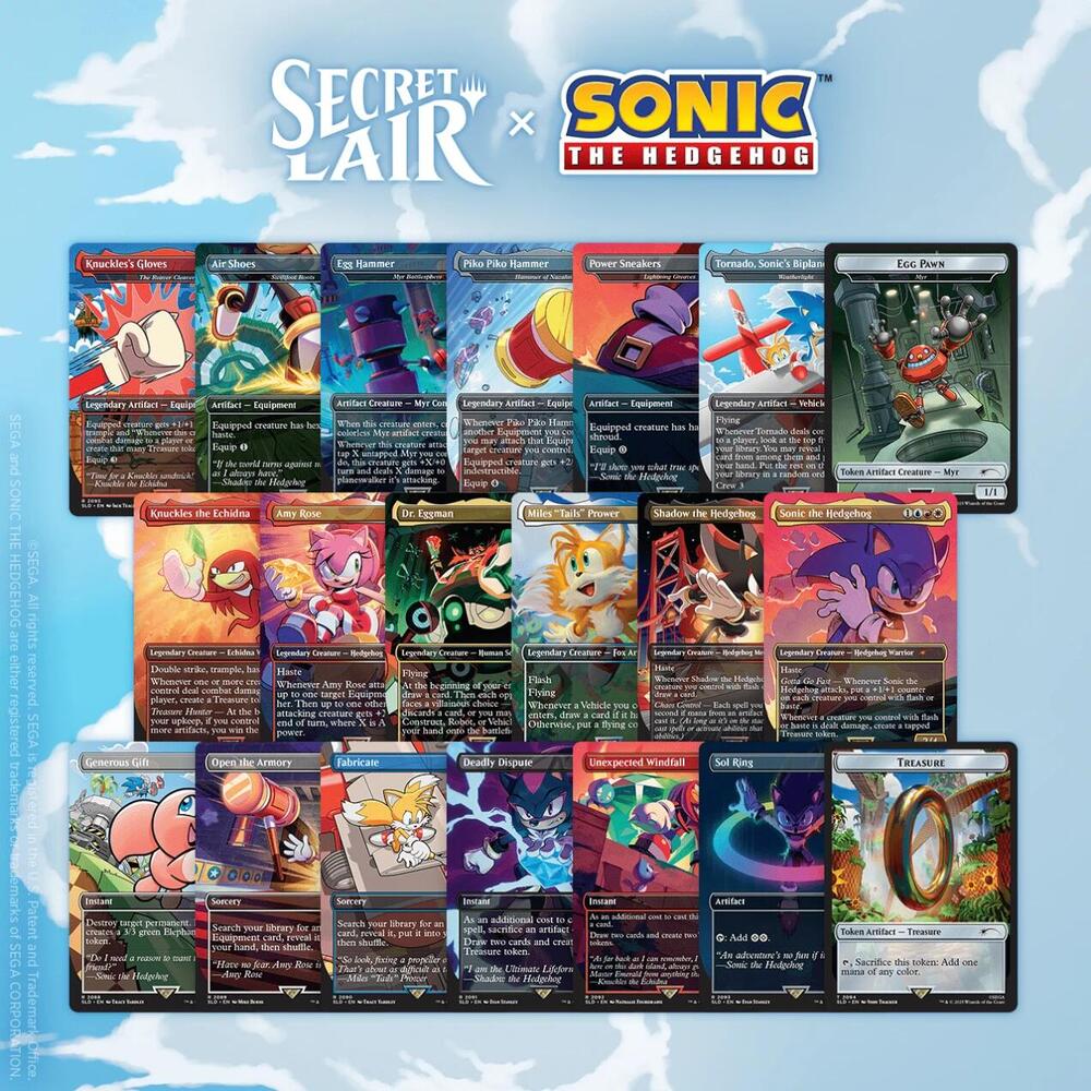 Secret Lair x Sonic the Hedgehog Superdrop: Super Sonic Bundle (Non-Foil), Secret Lair Drop Series P643597