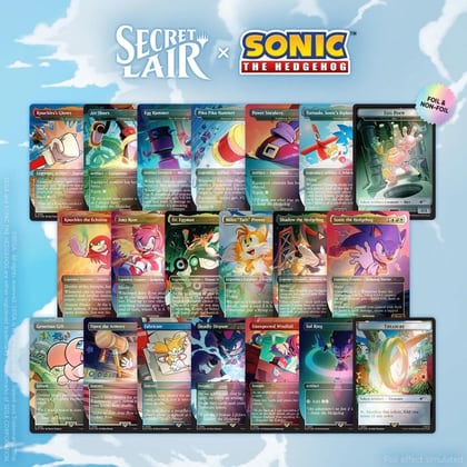 Secret Lair x Sonic the Hedgehog Superdrop: Super Sonic Bundle (Rainbow Foil), Secret Lair Drop Series P643598