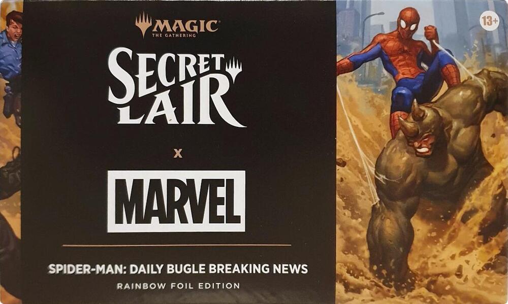 Secret Lair Drop: Secret Lair x Marvel's Spider-Man: Daily Bugle Breaking News - Rainbow Foil Edition, Secret Lair Drop Series P652001
