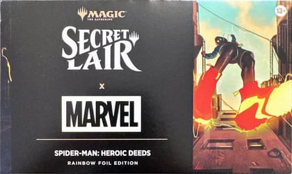 Secret Lair Drop: Secret Lair x Marvel's Spider-Man: Heroic Deeds - Rainbow Foil Edition, Secret Lair Drop Series P653119